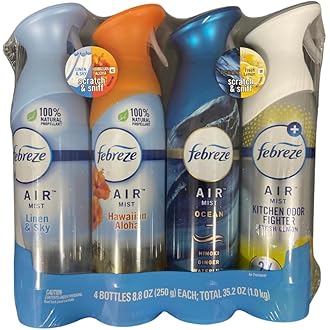 Febreze Air Freshener and Odor Eliminator Spray Variety Pack - Thumbnail 5