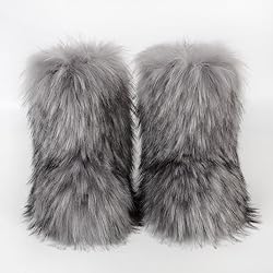 Valpeak Snow Boots for Women 2023 Furry Boots