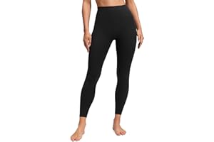CRZ YOGA Womens Butterluxe No Front Seam Yoga Leggings 25" - High Waisted Lounge Pants Pilates Workout Athletic Buttery Soft