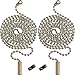 Beaded Pull Chain Extension with Connector for Ceiling Light Fan Chain, 1 Meter Length (2 Packs, Bronze)