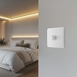 BG Electrical Nexus 800 Round Edge 2 Way Dimmer Switch 200W White Moulded view 6