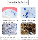 Vivo Technologies Natural Silica Cat Litter Crystals 7.6L Pure Gel Crystal view 5