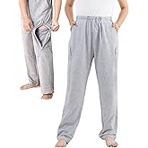 Catheter Leg Bag Pants for Men/Women, Urine Bag Holder Pants with Double Zippered Pockets, Catheter Supplies Holding 2x2000ml Catheter Bag for Nephrostomy, Foley, Cystostomy, Urostomy (M, Grey)