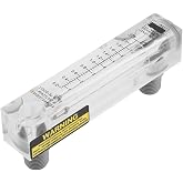 Liquid Flowmeter, Water Meter Panel Type Glass Liquid Flowmeter 0.2-2GPM/1-7LPM Water Measuring Meter