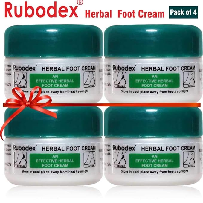 Buy Rubodex Herbal Foot Care Cream (Pack Of 4) Online at Low Prices in