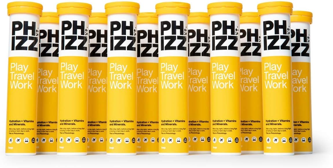 Phizz Electrolytes, Multivitamin & Hydration Tablets, 240 Effervescent Rehydration Electrolyte Tablets