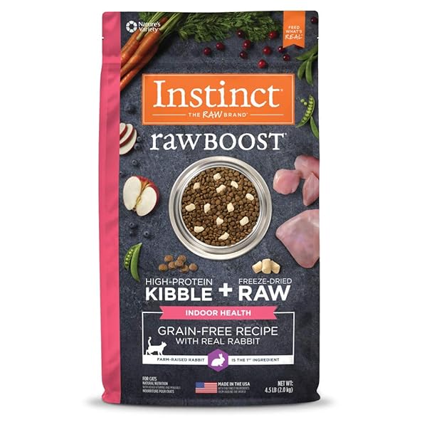 INSTINCT RAW BOOST INDOOR HEALTH, NATURAL DRY CAT...