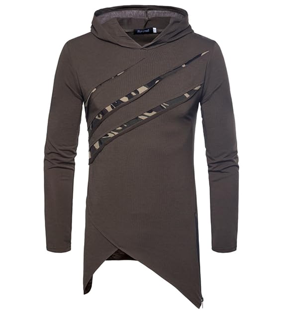 sudadera asimetrica hombre