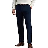Haggar Mens Premium No Iron Khaki Straight Fit Flat Front Casual Pant