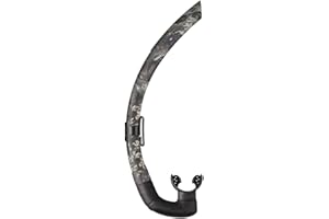 Mares Dual Snorkel Soft Tube for Scuba Diving, Snorkeling, Freediving, Spearfishing with Hypoallergenic Silicone Mouthpiece