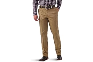 Wrangler Men's Flat Front Relaxed Fit Casual Pant