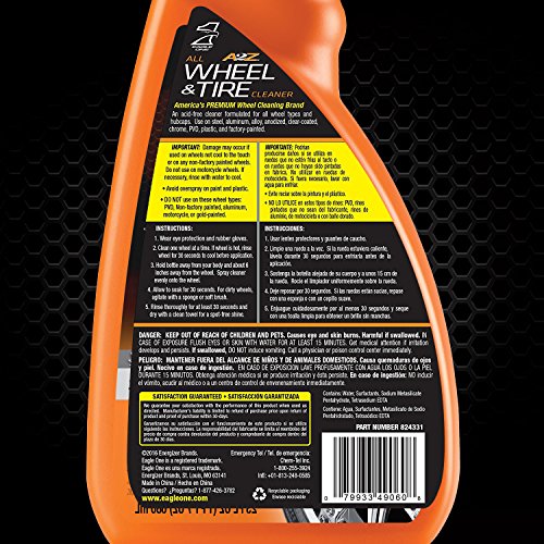 Eagle One All Wheel and Tire Cleaner, Acid Free, Safe for All Types of