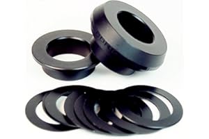 Wheels Manufacturing BBRight to Shimano 24 -mm Crank Spindle Shims, Black