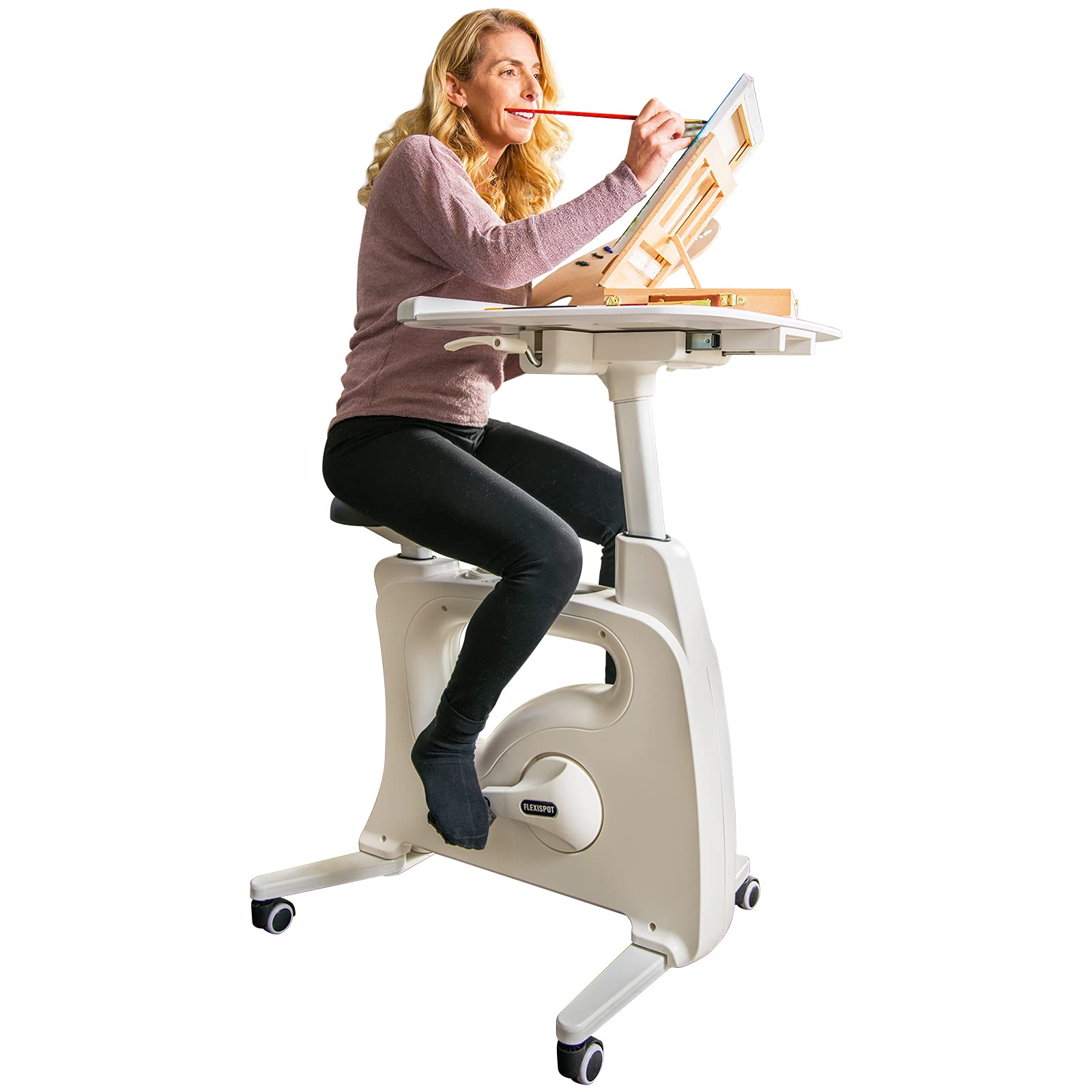 Famous TikTok Desk Bike Chair Sit2Go® FlexiSpot Home Workstation Stand