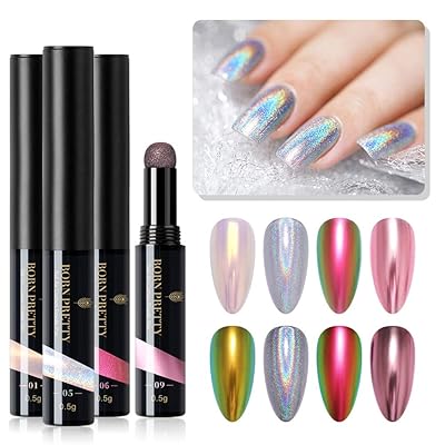 BORN PRETTY Chrome Nail Powder Pen Holographic Air Kuwait