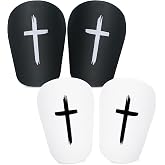 2 Pairs Mini Soccer Shin Guards for Kids Youth &amp; Adults - Ultra Lightweight Small Shin Pads, Comfortable Fit for Football, Indoor Soccer, Training