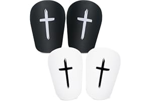 GENERIC 2 Pairs Mini Soccer Shin Guards for Kids Youth & Adults - Ultra Lightweight Small Shin Pads, Comfortable Fit for Football, Indoor Soccer, Training