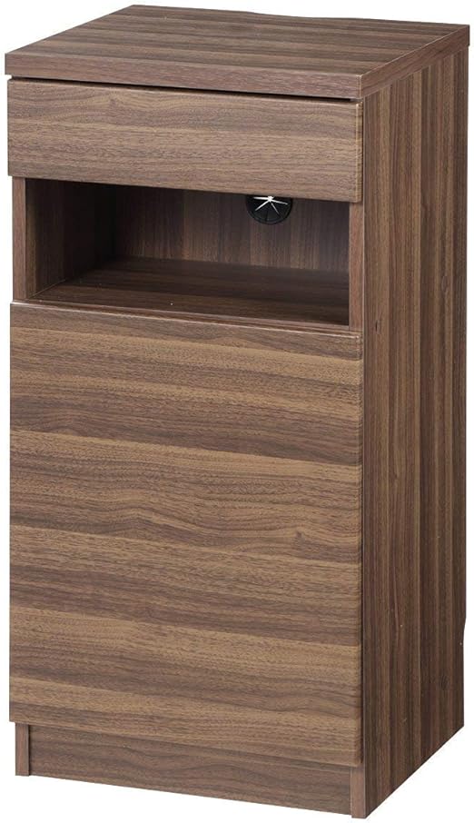Amazon Semi Mb コードやルーター隠して収納 背面収納 リビングキャビネット ウォールナット 幅40cm Fax台 ファックス台 電話台 ルーター収納 ウォルナット スリム Mb F 電話台 Fax台 オンライン通販