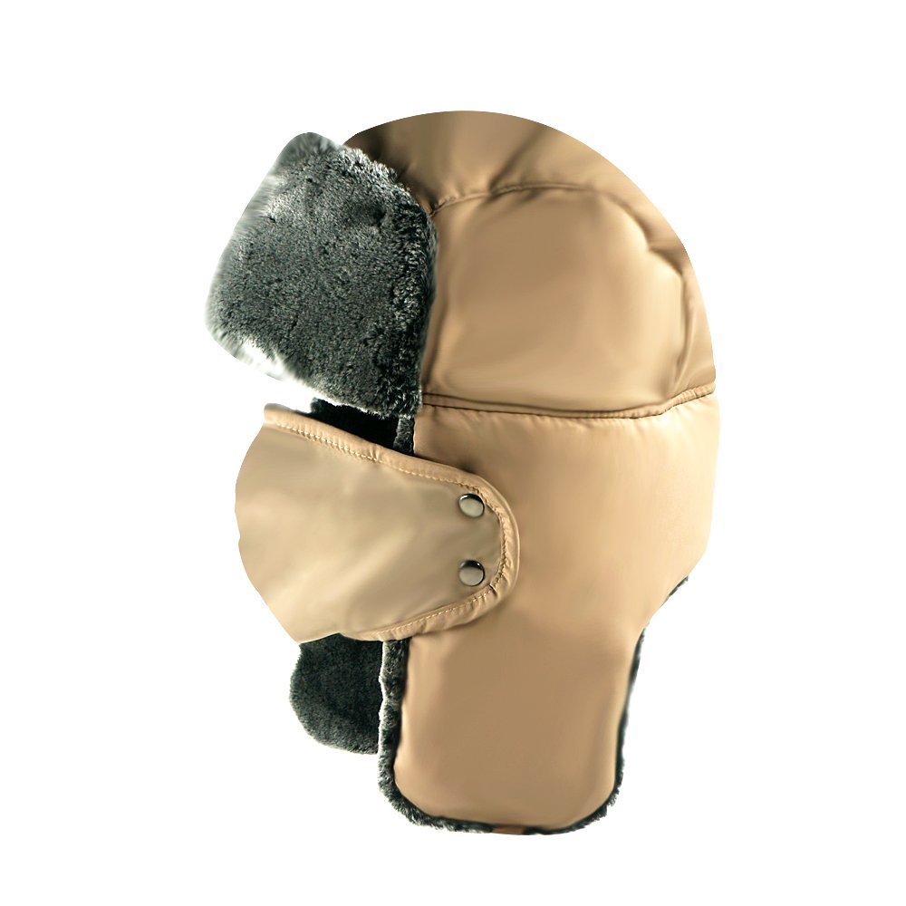 Winter Trooper Hat,Trapper Hat with Detachable Water Resistant Facemask Mask,Ear Flap Chin Strap with Windproof Mask