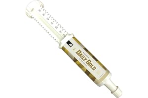 REDMOND Daily Gold Syringe Natural Healing Clay for Gastric Ulcers in Horses (Stress Relief Pre-Race Paste) (Single Pack)