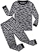 Family Feeling Little Boys Girls Long Sleeve Striped Pajamas Sets Cotton Kids Pyjamas Kid Pjs Size 6
