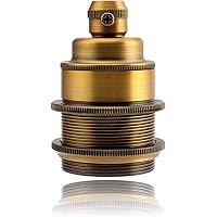 Portalampada In Rame Vintage E26 E27 Base Lampada Edison Lampada A - Foto 9