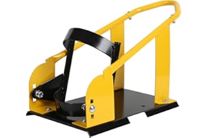 MaxxHaul 70075 Motorcycle Wheel Chock, Yellow.