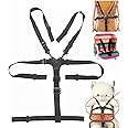 High Chair Straps, 5 Point Harness, Harness for High Chair, High Chair Harness,Universal Baby Safe Belt Holder Replacement fo