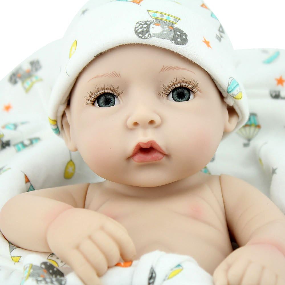 Reborn Babies Lifelike Baby Dolls Reborn Boy Full Vinyl Silicone Real Looking Baby Doll Handmade Gift Toys