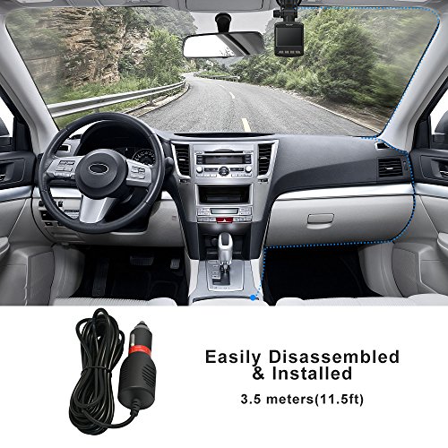 ARTSEA Dash Cam 170° Wide Angle View 1920x1080P 2.0'' Screen Mini Car Camera with Parking Monitor Loop Record Impact Sensor - Thumbnail 7