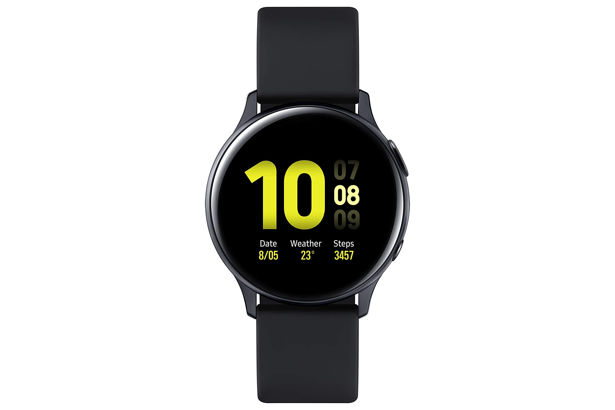 Samsung Galaxy Watch Active2 40mm - Pedometer, Aqua Black (Renewed)