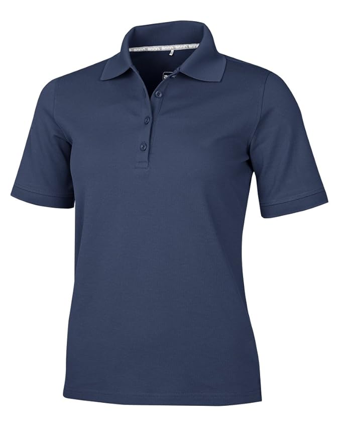 agon – Premium Damen Pique Polo-Shirt, bügelfrei, Coolmax, Coldblack, UV-Schutz, Geruchsblocker, atmungsaktiv, Kurzarm