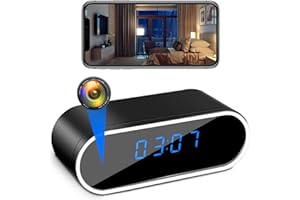 SAMMICINCO Hidden Camera Spy Camera HD 1080P WiFi Camera with Night Vision Motion Detection Small Surveillance Security Nanny Cams with Video Indoor/Home/Office
