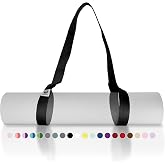 Tumaz Yoga Mat Strap Adjustable Carrier for All Yoga Mats, 2 Sizes | Extra Thick Cotton Blend |16+ colors are available | Fits Most Yoga Mats | Soft Woven Texture | Comfortable Shoulder Carry