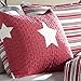Lush Decor Star 3-Piece Quilt Set, Full/Queen, Red
