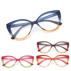eyeezi Cat Eye Reading Glasses for Women-Blue Light