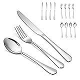 Silverware Set,SANTUO Stainless Steel Knives Spoon