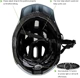 Exclusky Mountain Bike Helmet MTB Adult Lightweight 56-61cm Black Gray view 5