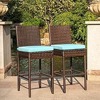 Sale Sundale Outdoor 2 Pcs All Weather Patio Furniture Brown