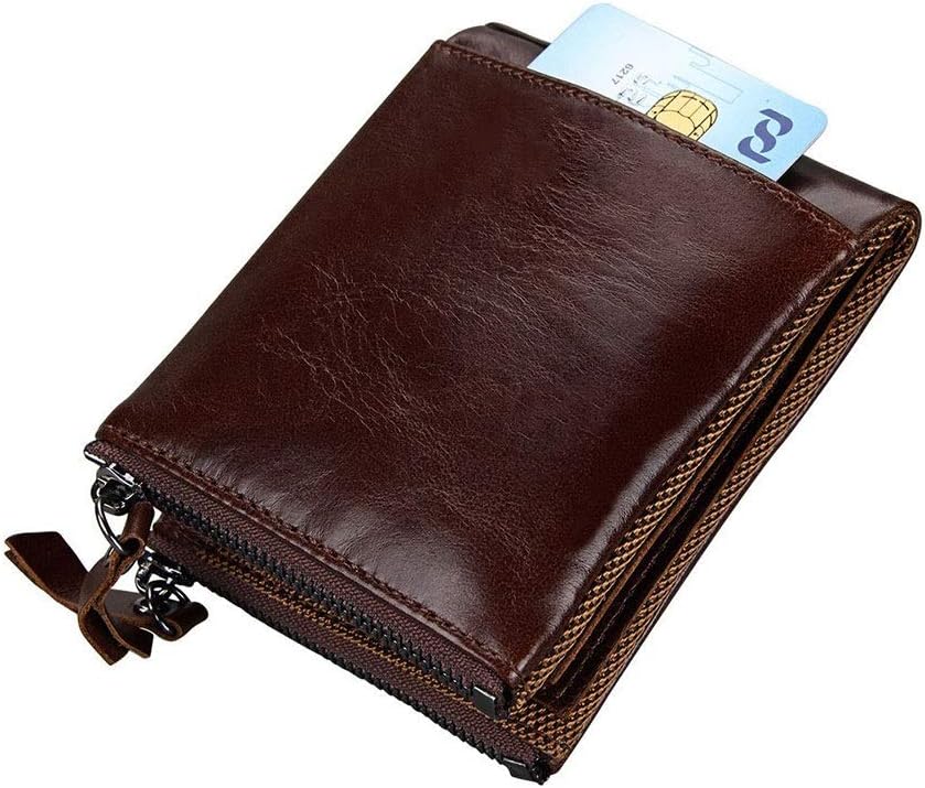 Carteras para Hombre Cartera for Hombre Antirrobo RFID Primera Capa