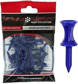 Graduated Tees Unisex The Golfers Club Blue 30 Pack 50mm Plastic Tees 18mm EU