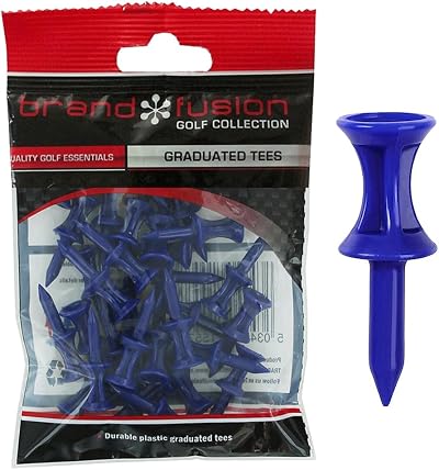 Graduated Tees Unisex The Golfers Club Blue 30 Pack 50mm Plastic Tees 18mm EU