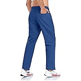 Rapoo Men's Lightweight Pants with Zipper Pockets Quick Dry Workout Athletic Travel Pants