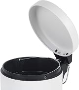 Beldray 3L Round Pedal Bin Stainless Steel Soft Close White 16.8x24cm view 9
