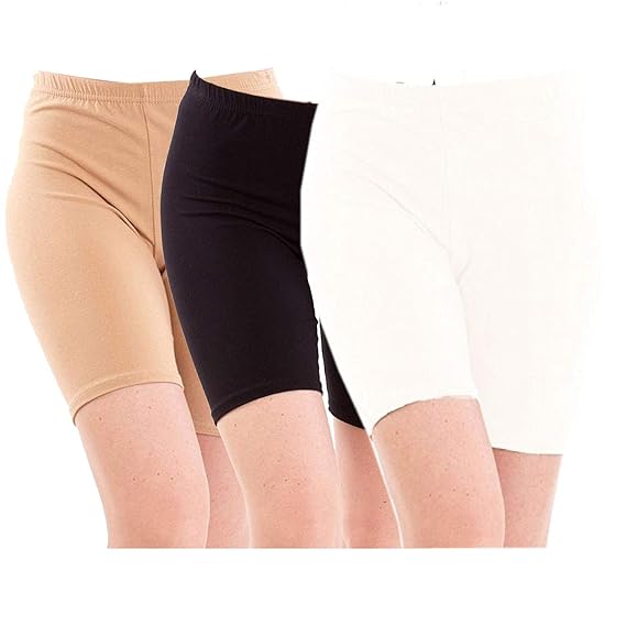 Buy Stunning Collection Women & Girls Cycling Shorts (Pack of 3) at