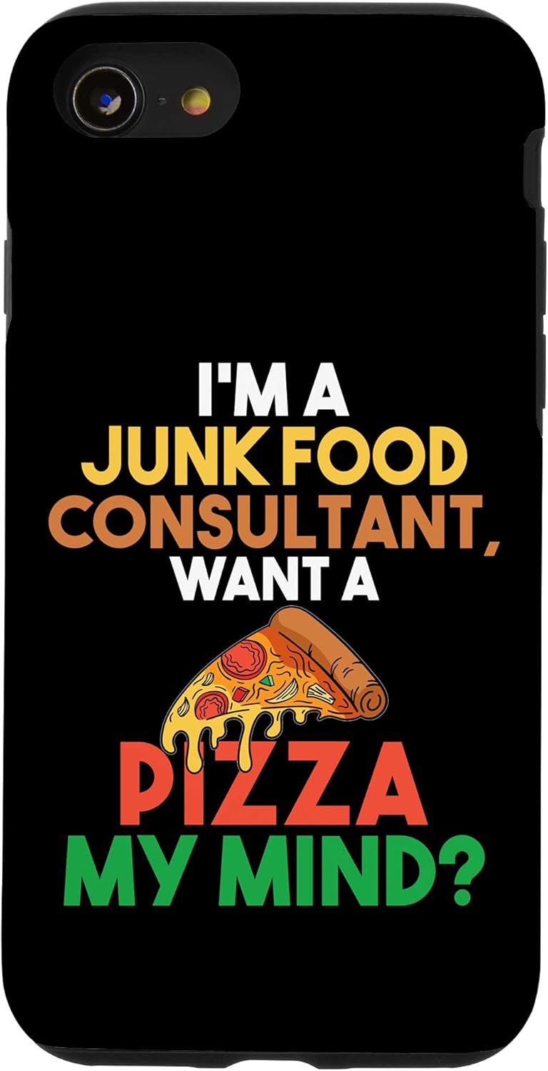 iPhone SE (2020) / 7 / 8 Pizza Pun I'm A Junk Food Consultant Case