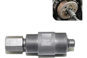 Anyhut 1 PC Magneto Flywheel Puller, Small Engine Flywheel Puller Tool (24mm&27mm), Magneto Remove Tool Fits for Gy6 CG25 JH70 SG50 50cc-150cc Kawasaki Yamaha KTM Scooter ATV Dirt Bike (Black)