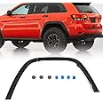 JOLONG Rear Left Fender Flare for Jeep Grand Cherokee 2011-2017 LH Wheel Arch Trim molding Textured Black Driver Side 1 pcs