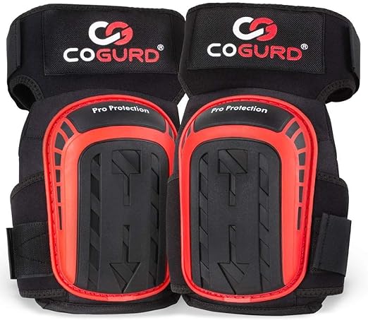 Cogurd Professional Gel Knee Pads For Work Construction Gardening Cleaning Flooring And Garage Heavy Duty Support Kneepads With High Density Foam