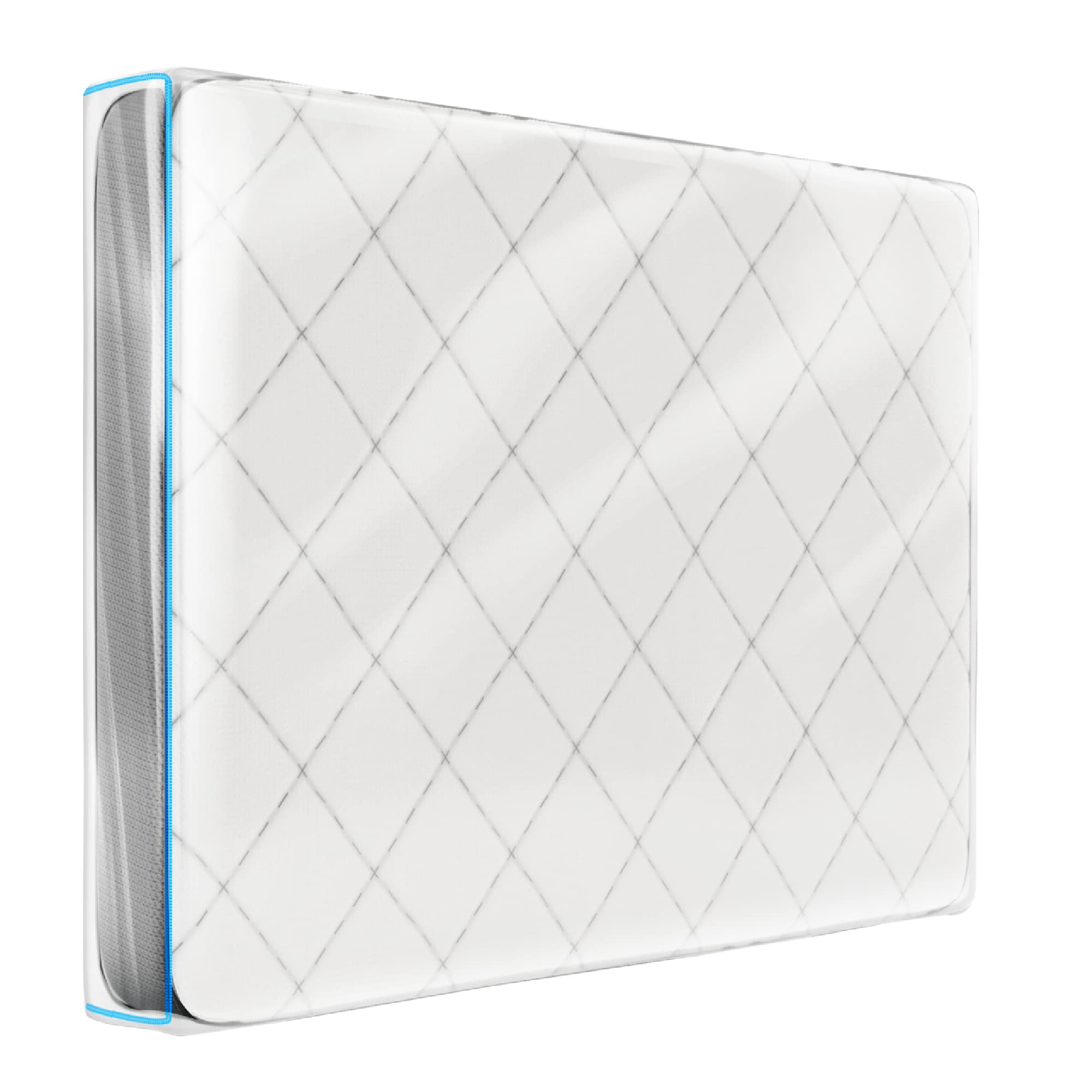 Dreamzie Reusable - Double Mattress Cover for Moving - 135x190 cm (30 cm Thick) / 53"x 75" - Mattress Bags for Moving and Protection - 2-in-1 Plastic Mattress Protector and Mattress Storage Bag